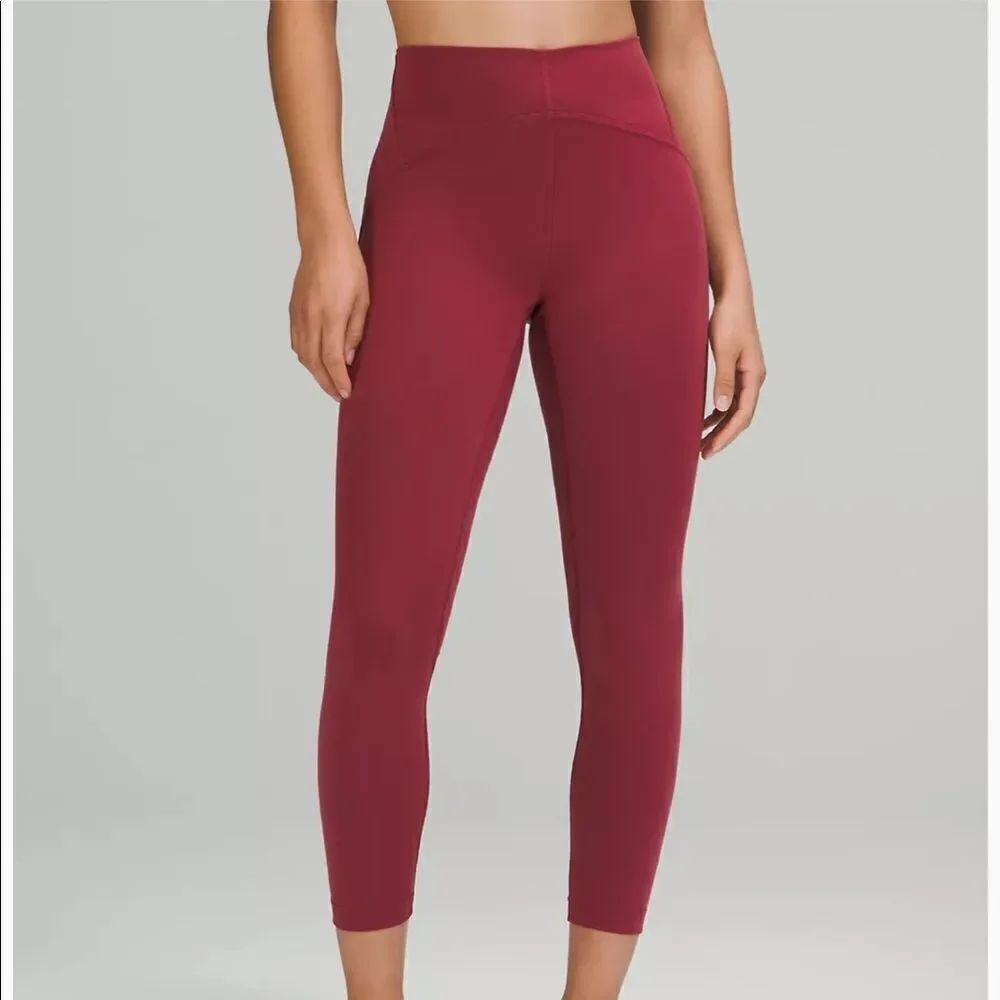NWT New LULULEMON Instill HR High Rise Tight Legging MLWI Mulled Wine Red 0